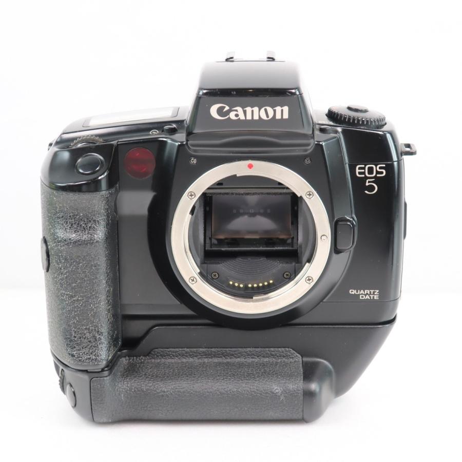 canon キヤノン EOS5 QD Quartz Date with VERTICAL GRIP VG10 フィルムカメラ【33250309-04】中古品｜crown78｜02