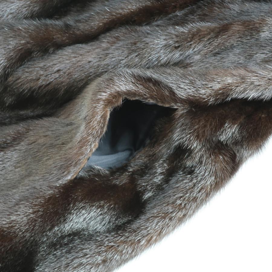 MOONBAT ムーンバット FURFLASH 毛皮 ミンク 茶 レディース【38240205】中古_11