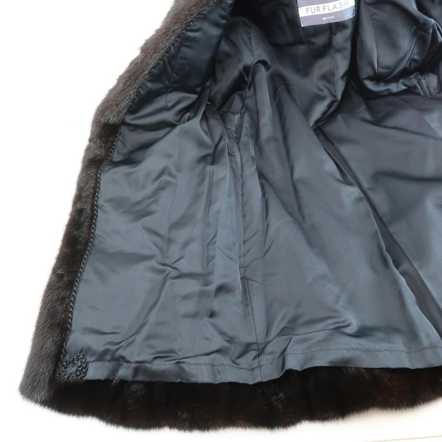 MOONBAT ムーンバット FURFLASH 毛皮 ミンク 茶 レディース【38240205】中古_6
