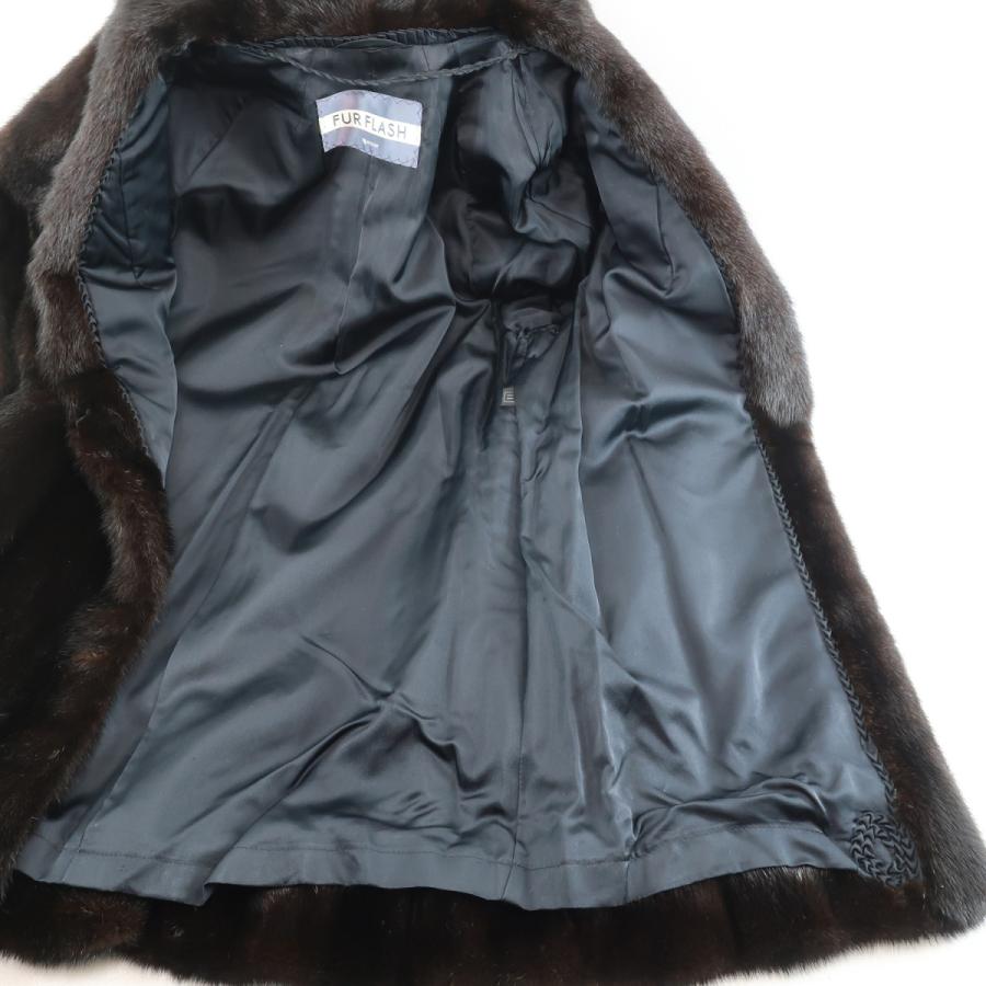 MOONBAT ムーンバット FURFLASH 毛皮 ミンク 茶 レディース【38240205】中古_9
