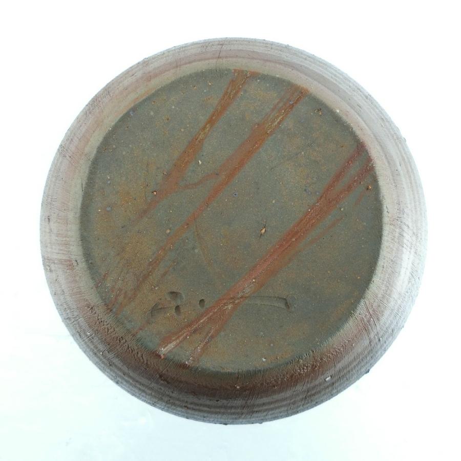 【吉本　正】作　陶器製円筒形花器（専用箱付き） 備前焼】吉本正 作 壷 桐箱入り 花瓶 ユニセックス【38300307】未使用