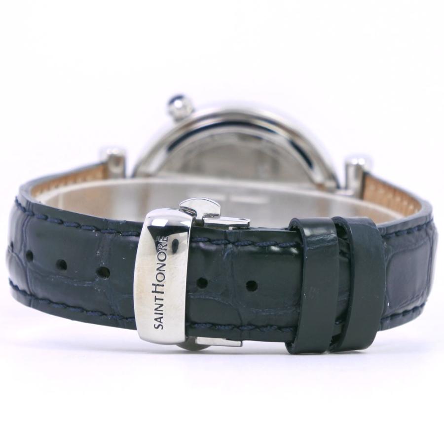 【SAINT HONORE】サントノーレ オーデシー SN7620211DFIN ステンレススチール×レザー クオーツ スモールセコンド ユニセックス 青文字盤 腕時計 SAINT HONORE サントノーレ オーデシー SN7620211DFIN 腕時計 SS