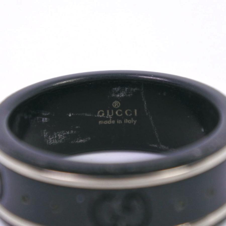 GUCCI グッチ アイコン リング・指輪 セラミック 10.5号 黒 2.0g GUCCI グッチ アイコン リング・指輪 セラミック 10.5号 黒 2.0g