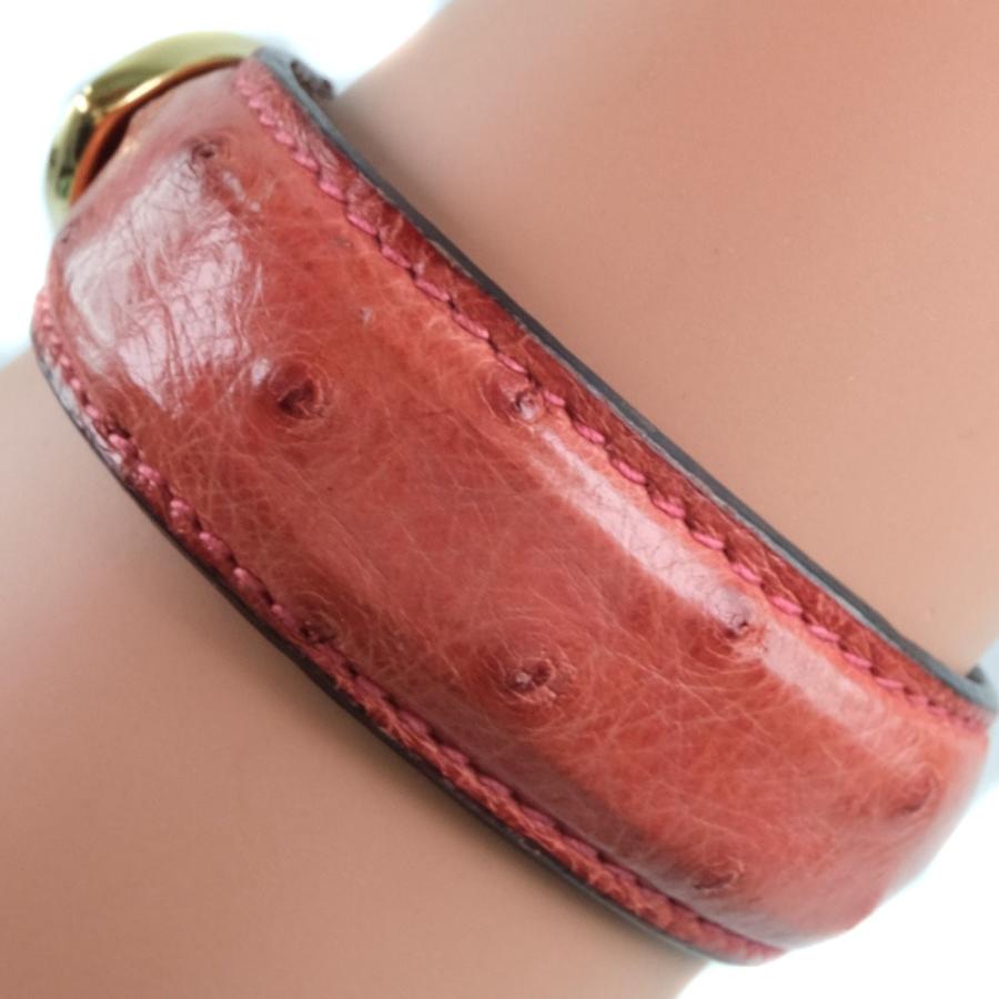 GUCCI（グッチ） ベルト バングル ブレスレット オーストリッチ 