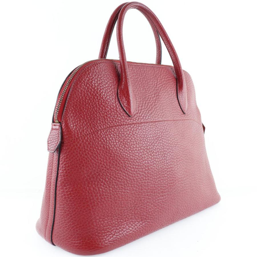 HERMES エルメス ボリード35 〇F ハンドバッグ トゴ 赤 レディース 