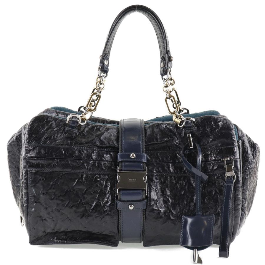LOEWE（ロエベ） ローラ33 302.08.714 ハンドバッグ オーストリッチ 