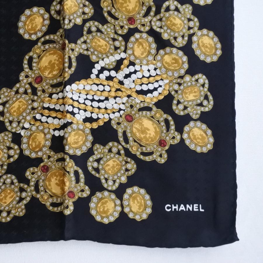 オンラインで最も安い - CHANEL シルクシフォン ショール スカーフ