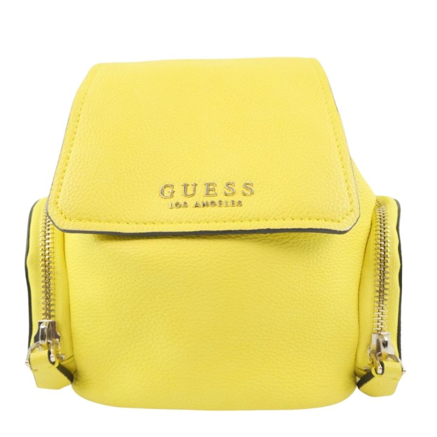Guess ゲス レザー 黄色 リュック・デイパック ユニセックス 【中古】 GUESS（ゲス） リュック・デイパック レザー 黄色 ユニセックス