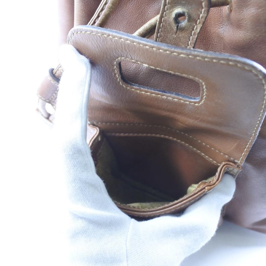 GUCCI グッチ バンブー 003.1705.0030 カーフ 茶 リュック・デイパック レディース 【中古】 GUCCI（グッチ） バンブー 003.1705.0030 リュック・デイパック カーフ