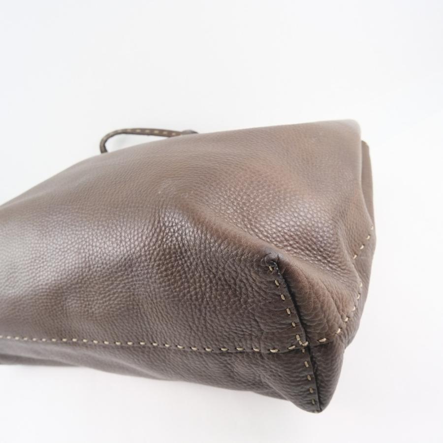 FENDI（フェンディ） セレリア トートバッグ カーフ 茶 ユニセックス