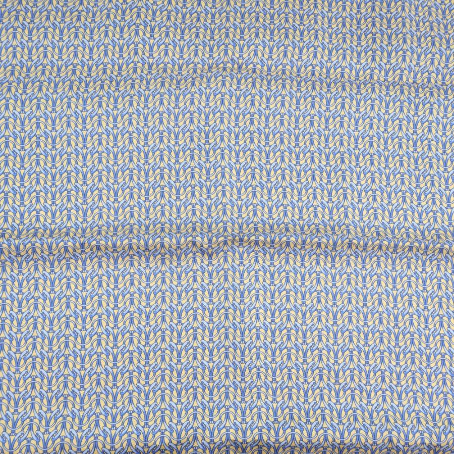 HERMES（エルメス） カレ42 鎖 スカーフ シルク ベージュ レディース