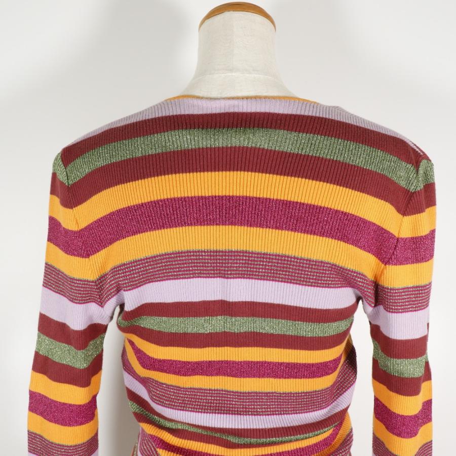 CHANEL シャネル カシュクール ボーダー P17171V00904 コットン ニット レディース 【中古】 CHANEL（シャネル） カシュクール ボーダー P17171V00904 ニット