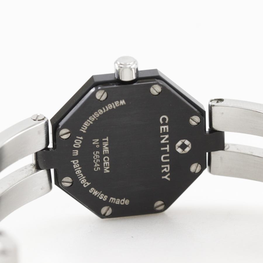 【稼動品 美品】センチュリー タイムジェム 1Pダイヤ シェル文字盤 時計 CENTURY（センチュリー） タイムジェム 1Pダイヤ 802.7.S.35.11SB