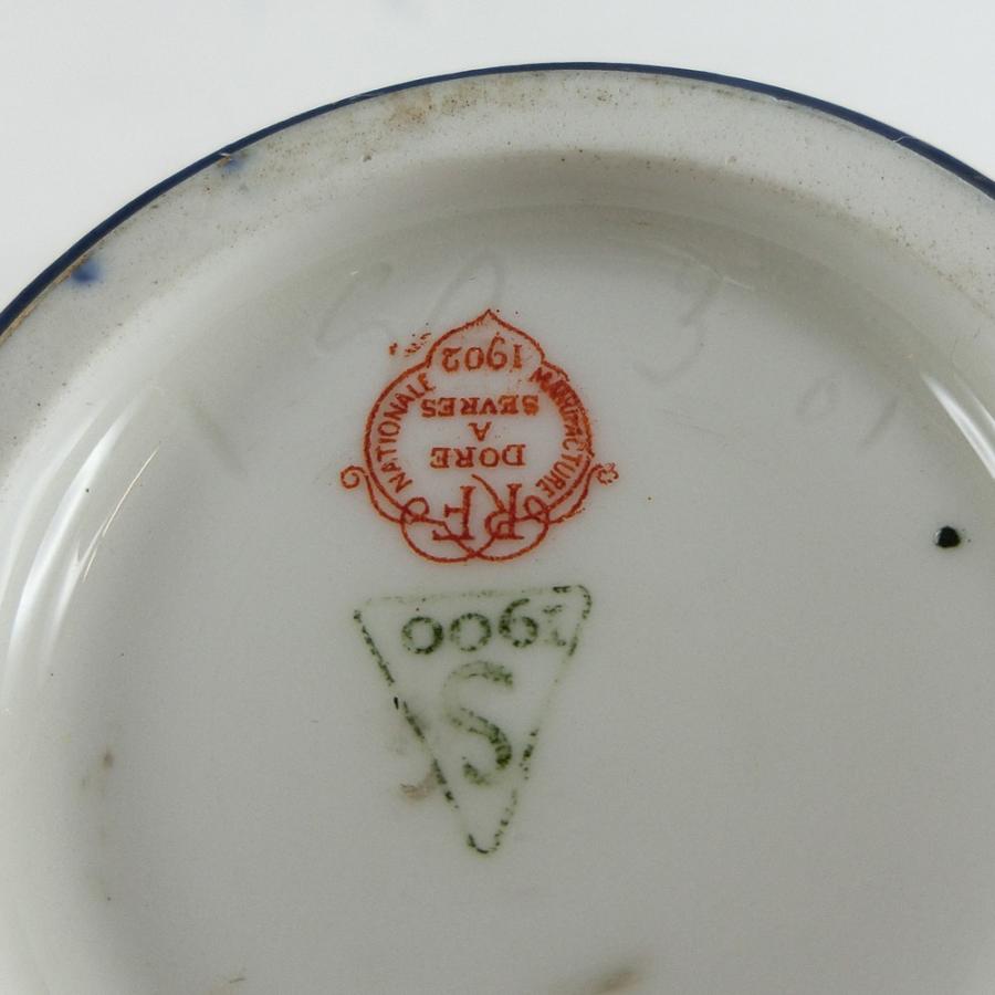 SEVRES セーブル 佛蘭西 フランス セーブル窯 花瓶 瑠璃金彩 クラウテッドブルー 最高級アンティーク 1900年 【56140311-1】中古_7