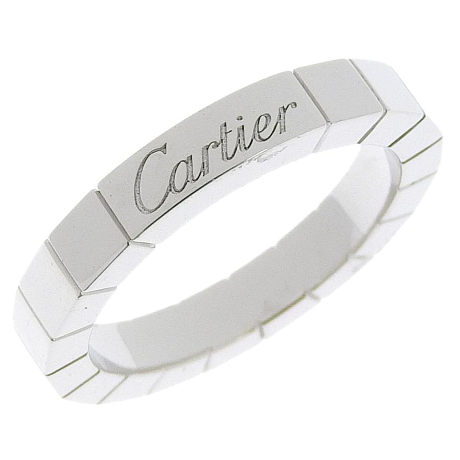 CARTIER カルティエ ラニエール リング・指輪 K18WG 8号 シルバー