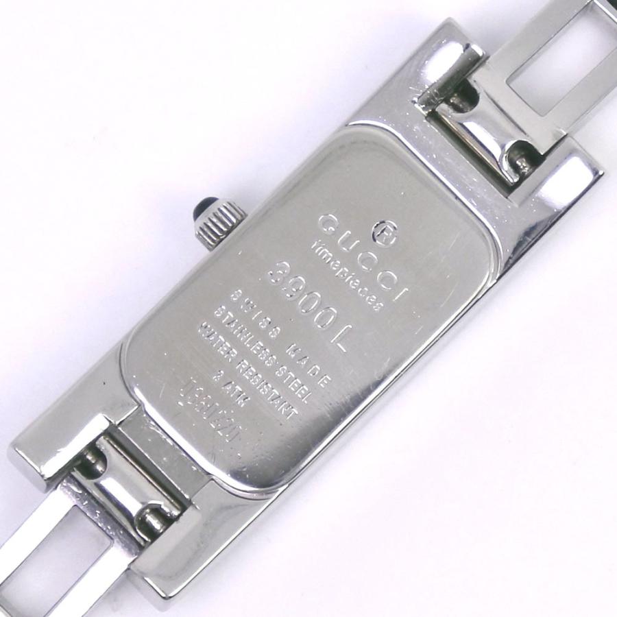 GUCCI グッチ 2Pダイヤ 3900L 腕時計 SS クオーツ レディースピンク 