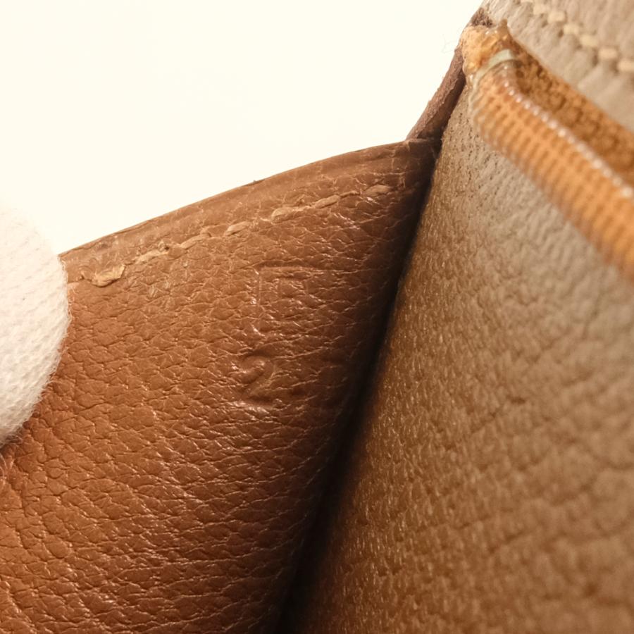 【HERMES】エルメス ベアン リザード 茶 □E ユニセックス 長財布 HERMES - 【HERMES】エルメス ベアン リザード 茶 □E ユニセックス 長