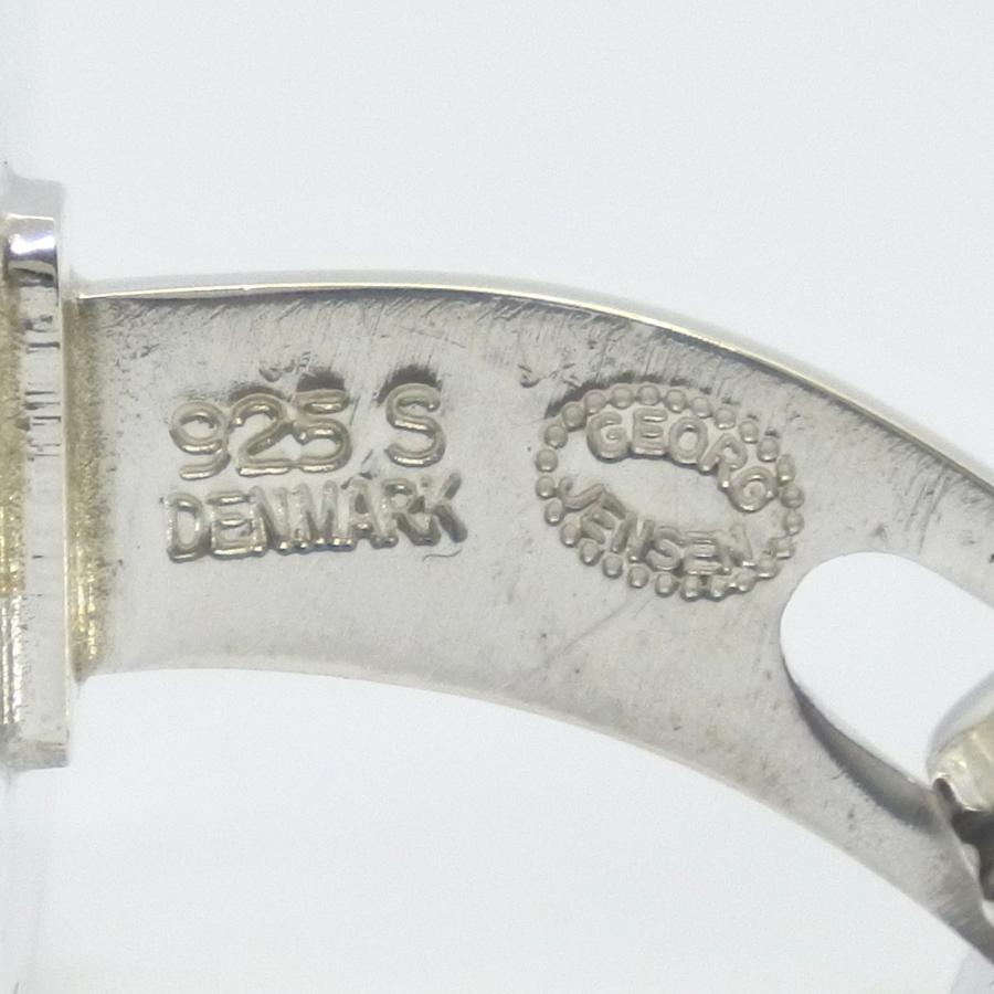 Georg Jensen ジョージジェンセン カフス シルバー925 × ヘマタイト  