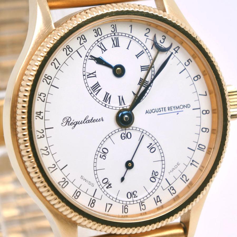 Auguste Reymond オーガスト レイモンド Regulateur 腕時計 ステンレススチール ゴールド メンズ 白文字盤 中古 A ランク 57180221 Crownヤフー店 通販 Yahoo ショッピング