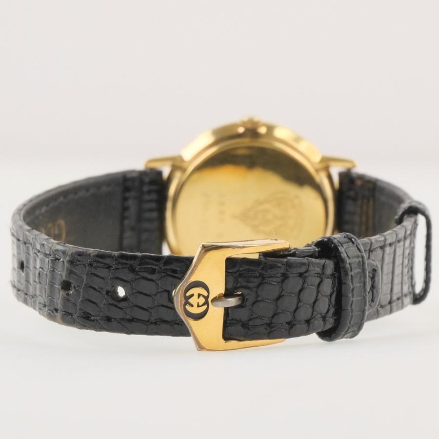GUCCI グッチ 3000L 腕時計 SS × レザー ゴールド クオーツ アナログ GUCCI グッチ 3000L 腕時計 SS × レザー ゴールド クオーツ アナログ