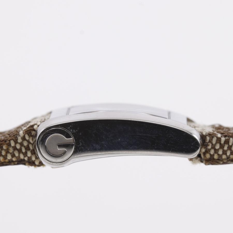 GUCCI（グッチ） 8600L 腕時計 SS×GGキャンバス クオーツ レディース