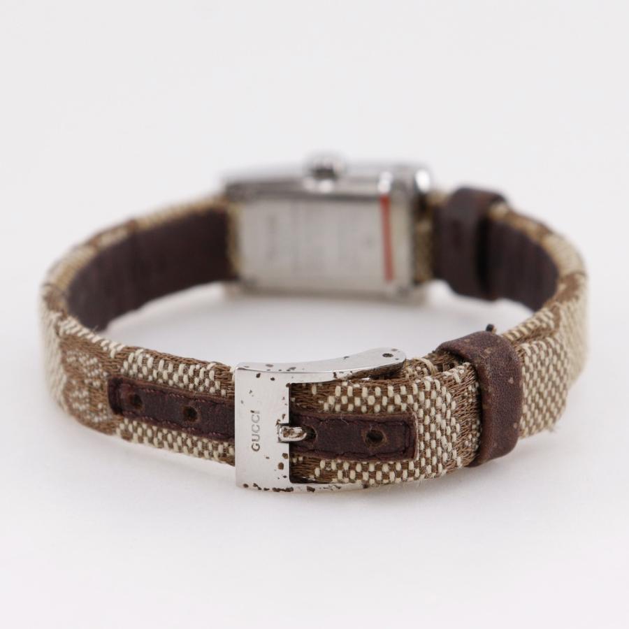 GUCCI（グッチ） 8600L 腕時計 SS×GGキャンバス クオーツ レディース