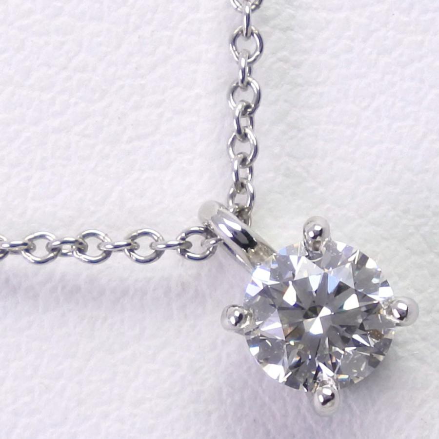 TIFFANY&Co. ティファニー ソリティア 約0.3ct ネックレス Pt950 TIFFANY&Co. ティファニー ソリティア 約0.3ct ネックレス Pt950