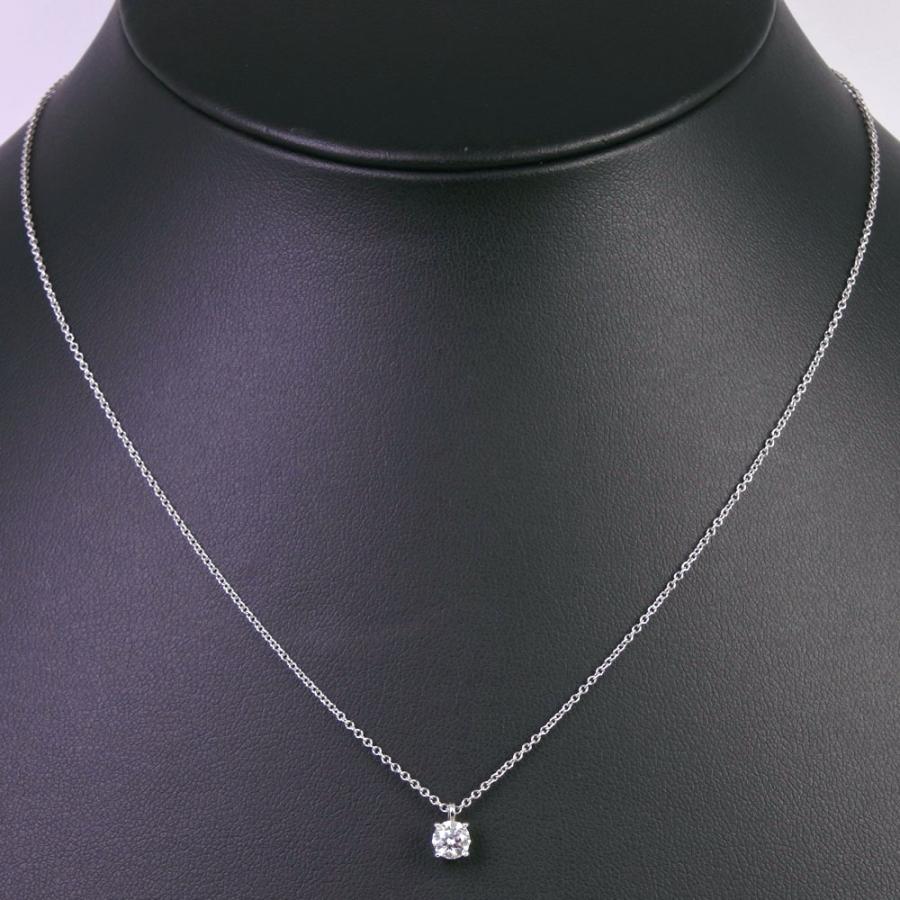 TIFFANY&Co. ティファニー ソリティア 約0.3ct ネックレス Pt950 TIFFANY&Co. ティファニー ソリティア 約0.3ct ネックレス Pt950