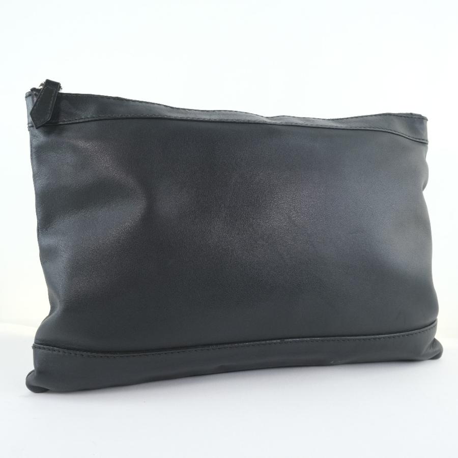BALENCIAGA バレンシアガ ネイビー クリップM クラッチバッグ 37373 セカンドバッグ カーフ 黒 ユニセックス【59080375】中古_2