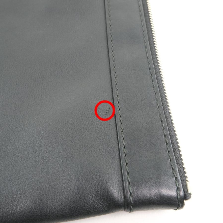 BALENCIAGA バレンシアガ ネイビー クリップM クラッチバッグ 37373 セカンドバッグ カーフ 黒 ユニセックス【59080375】中古_5