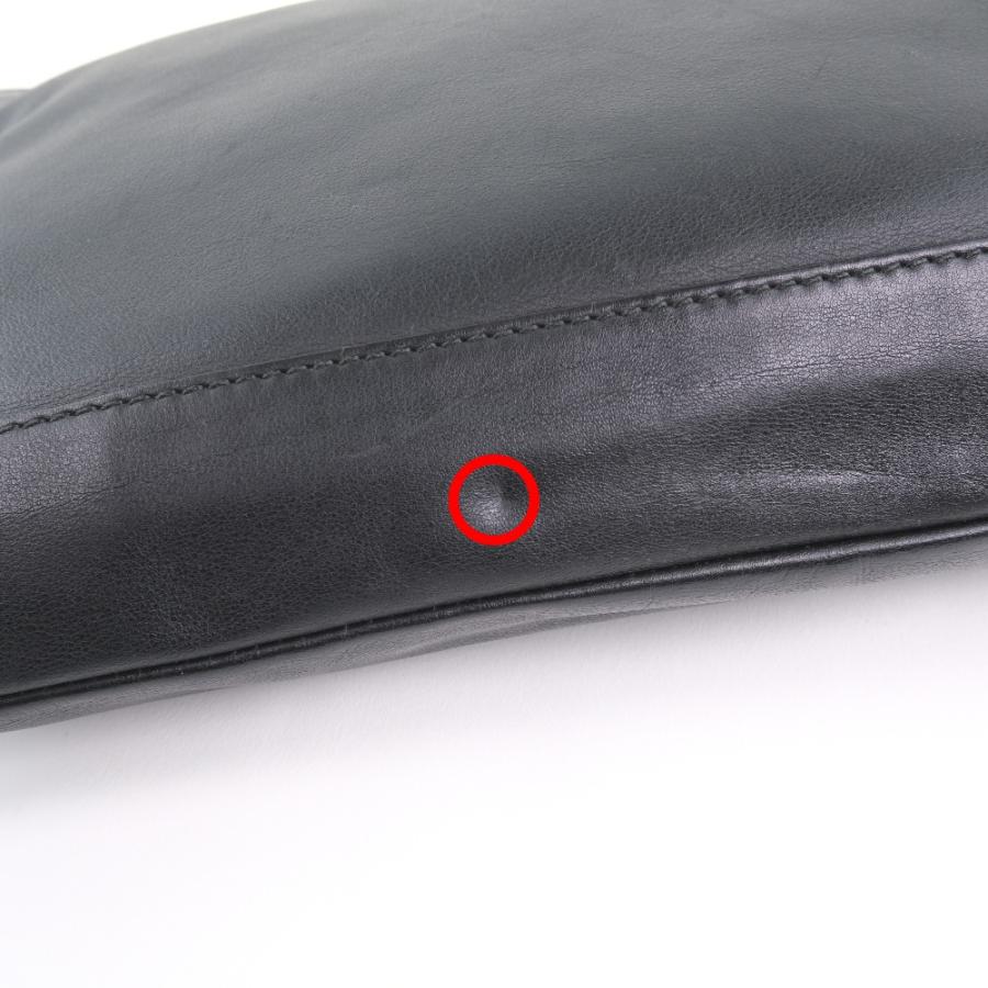 BALENCIAGA バレンシアガ ネイビー クリップM クラッチバッグ 37373 セカンドバッグ カーフ 黒 ユニセックス【59080375】中古_7