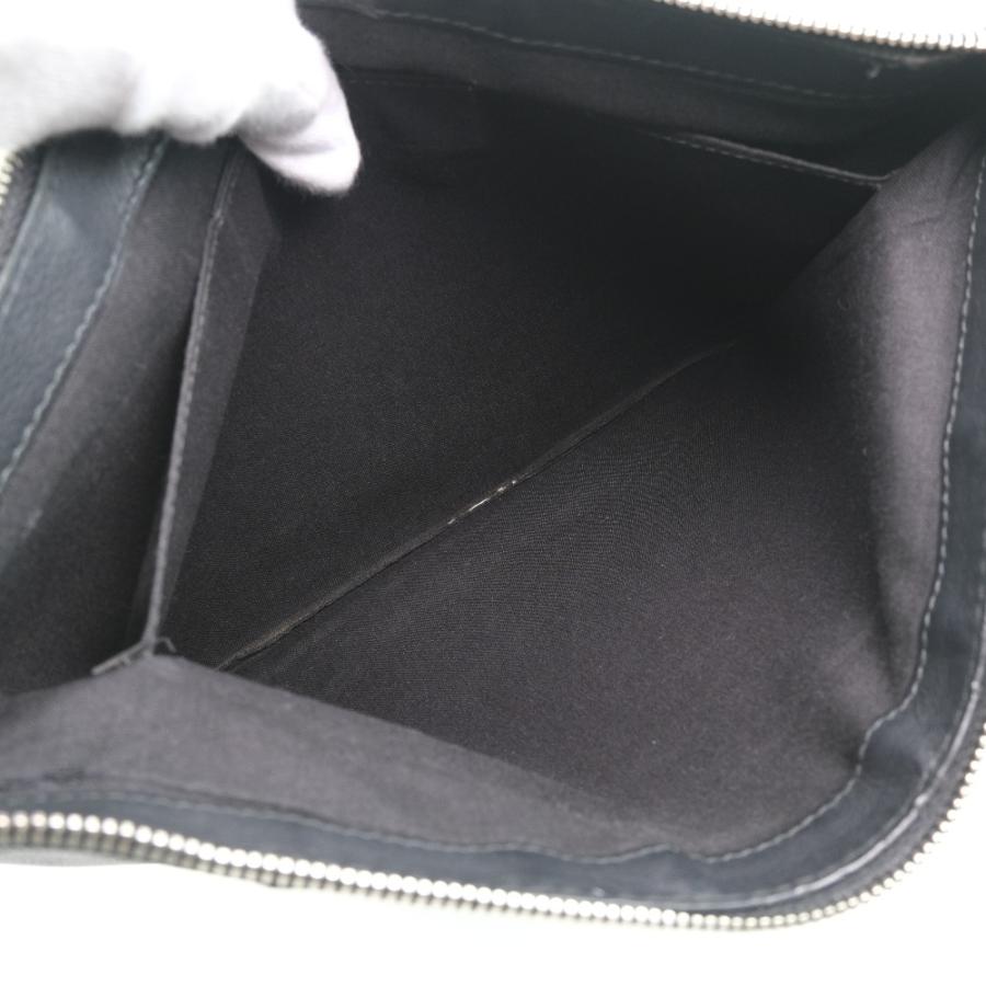 BALENCIAGA バレンシアガ ネイビー クリップM クラッチバッグ 37373 セカンドバッグ カーフ 黒 ユニセックス【59080375】中古_9