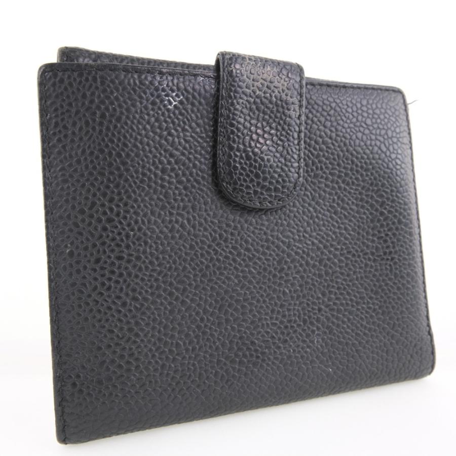 CHANEL シャネル ダブルホック ココマーク 二つ折り財布 マット CHANEL シャネル ダブルホック ココマーク 二つ折り財布 マット