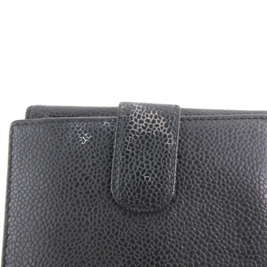 CHANEL シャネル ダブルホック ココマーク 二つ折り財布 マット CHANEL シャネル ダブルホック ココマーク 二つ折り財布 マット