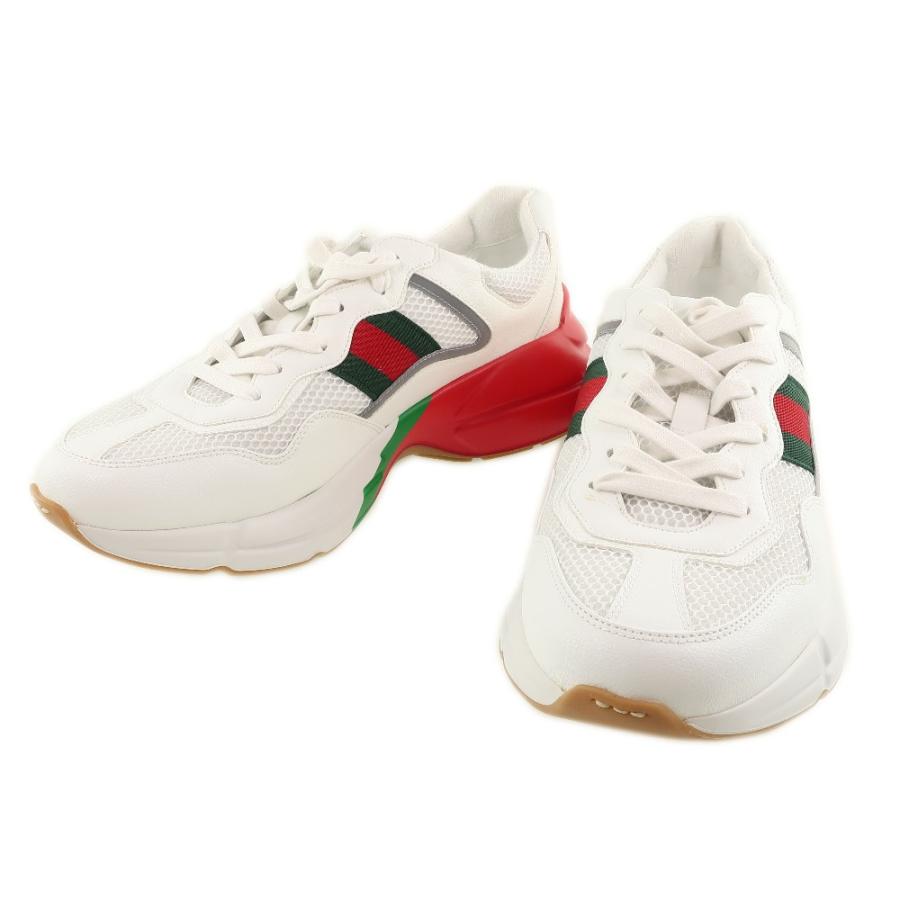 Gucci グッチ ライトン スニーカー キャンバス 白 メンズ 中古 Crownヤフー店 通販 Yahoo ショッピング