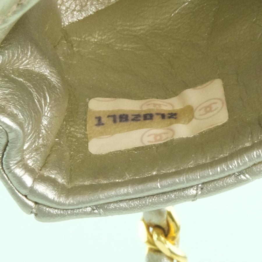 CHANEL シャネル チェーンポシェット マイクロ マトラッセ