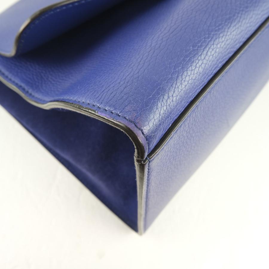 CELINE（セリーヌ） トラペーズ 2WAYショルダー ハンドバッグ カーフ 