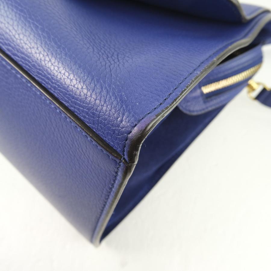 CELINE（セリーヌ） トラペーズ 2WAYショルダー ハンドバッグ カーフ 