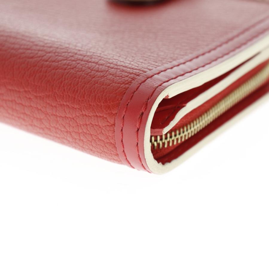 LOUIS VUITTON ルイヴィトンスハリ コンパクトジップ赤