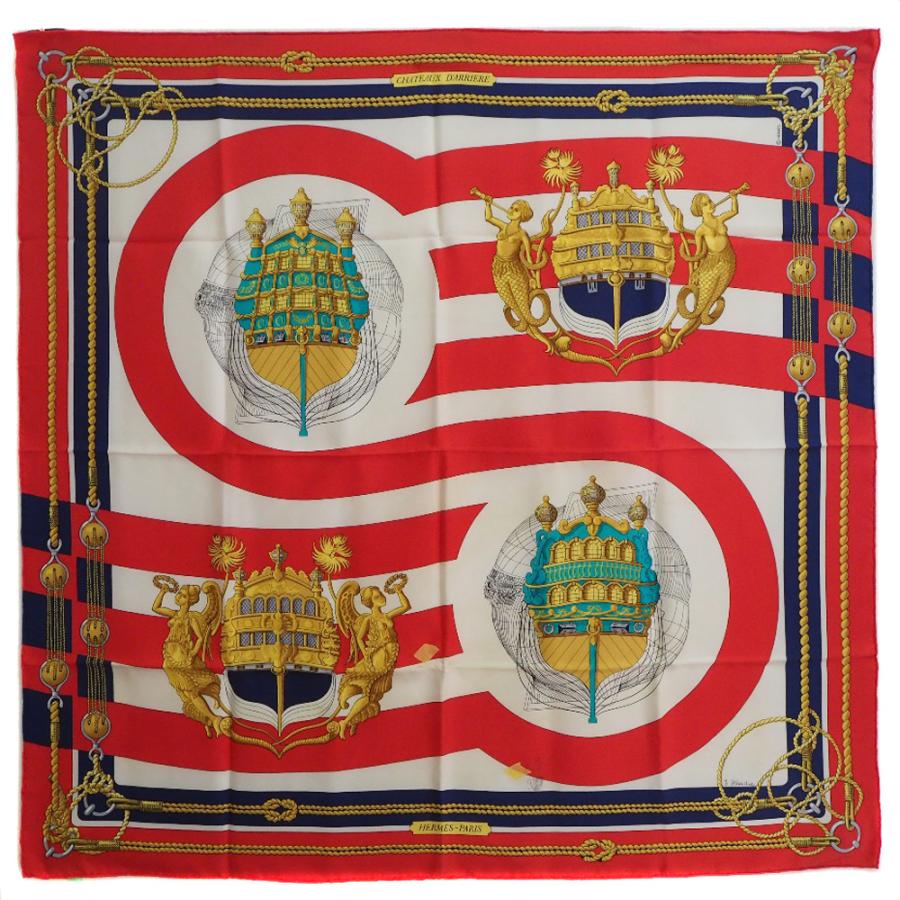 HERMES エルメス カレ90 CHATEAUX D 