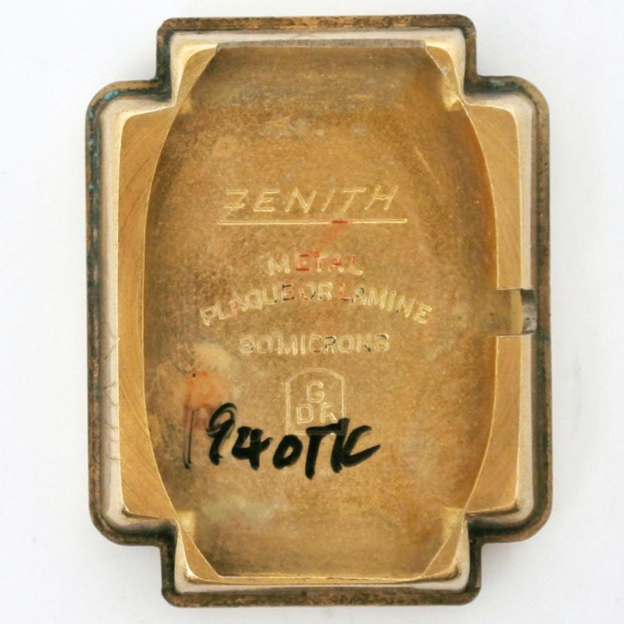 ZENITH（ゼニス） 腕時計 SS×レザー ゴールド 手巻き レディース