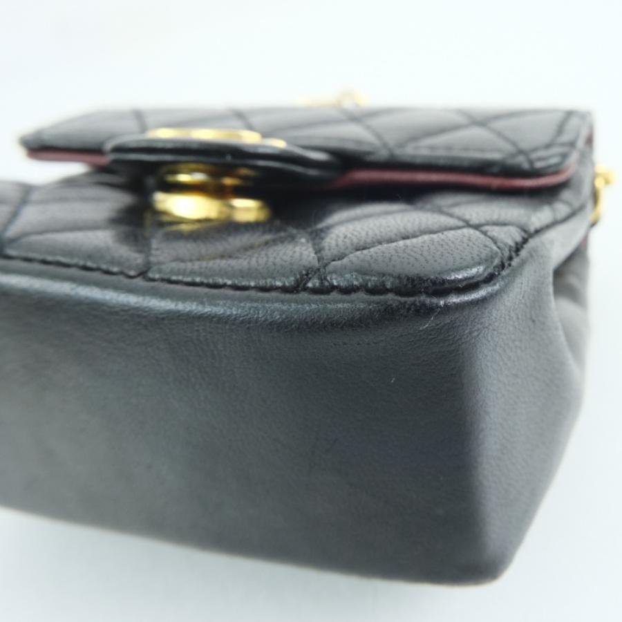 CHANEL シャネル チェーンポシェット マイクロ マトラッセ 希少  