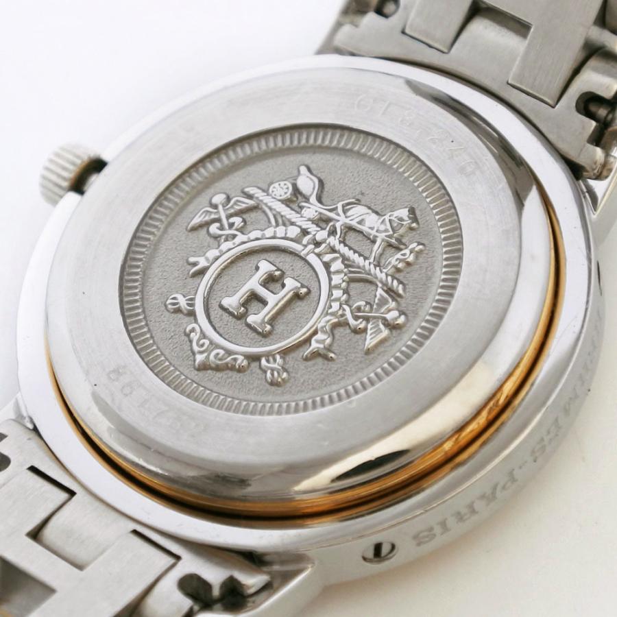 HERMES エルメス クリッパー CL3.240 腕時計 SS×金メッキ クオーツ HERMES エルメス クリッパー CL3.240 腕時計 SS×金メッキ クオーツ