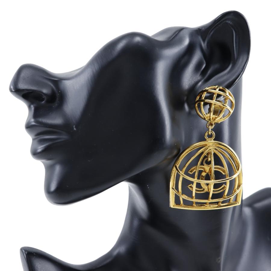 CHANEL（シャネル） 鳥籠 93P イヤリング 金メッキ 約31.9g レディース