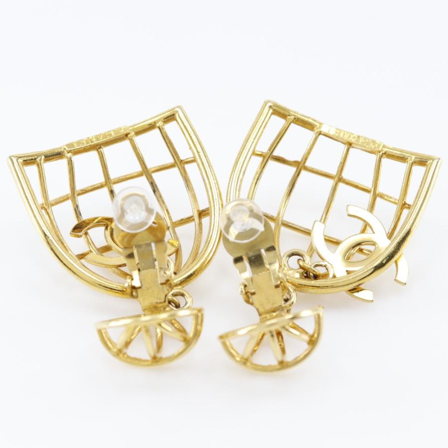 CHANEL（シャネル） 鳥籠 93P イヤリング 金メッキ 約31.9g レディース