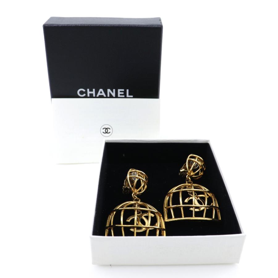 CHANEL（シャネル） 鳥籠 93P イヤリング 金メッキ 約31.9g レディース