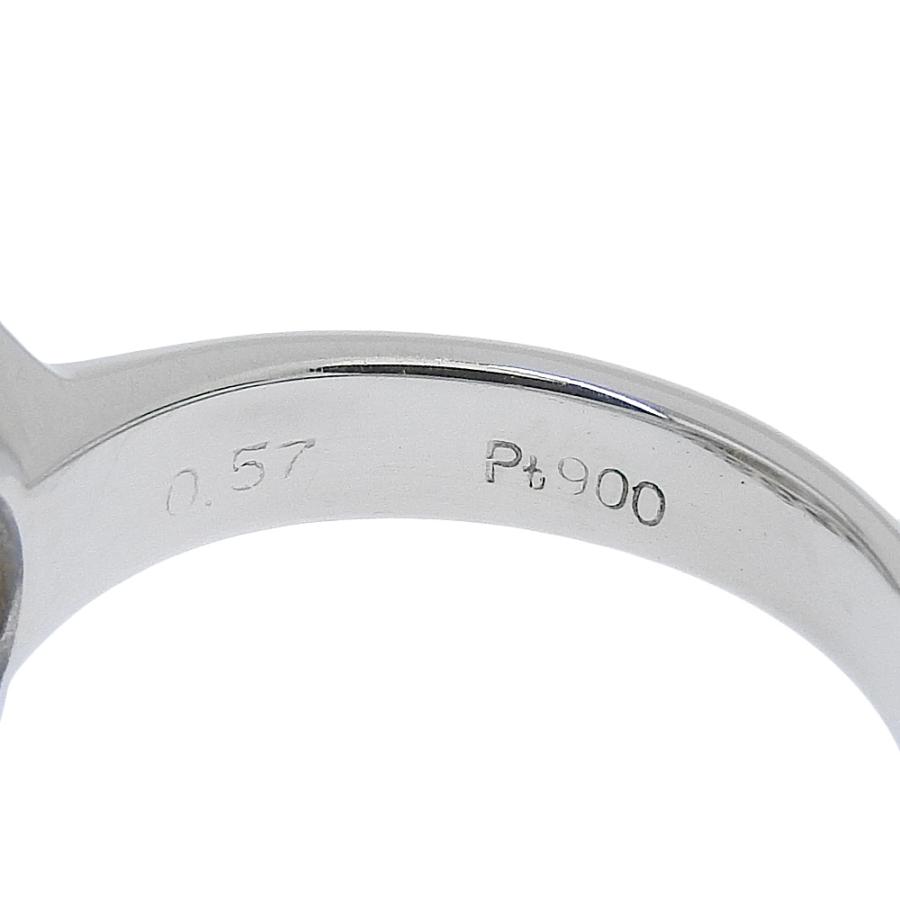 0.57 リング・指輪 Pt900プラチナ×パール×ダイヤモンド 8号 約18g