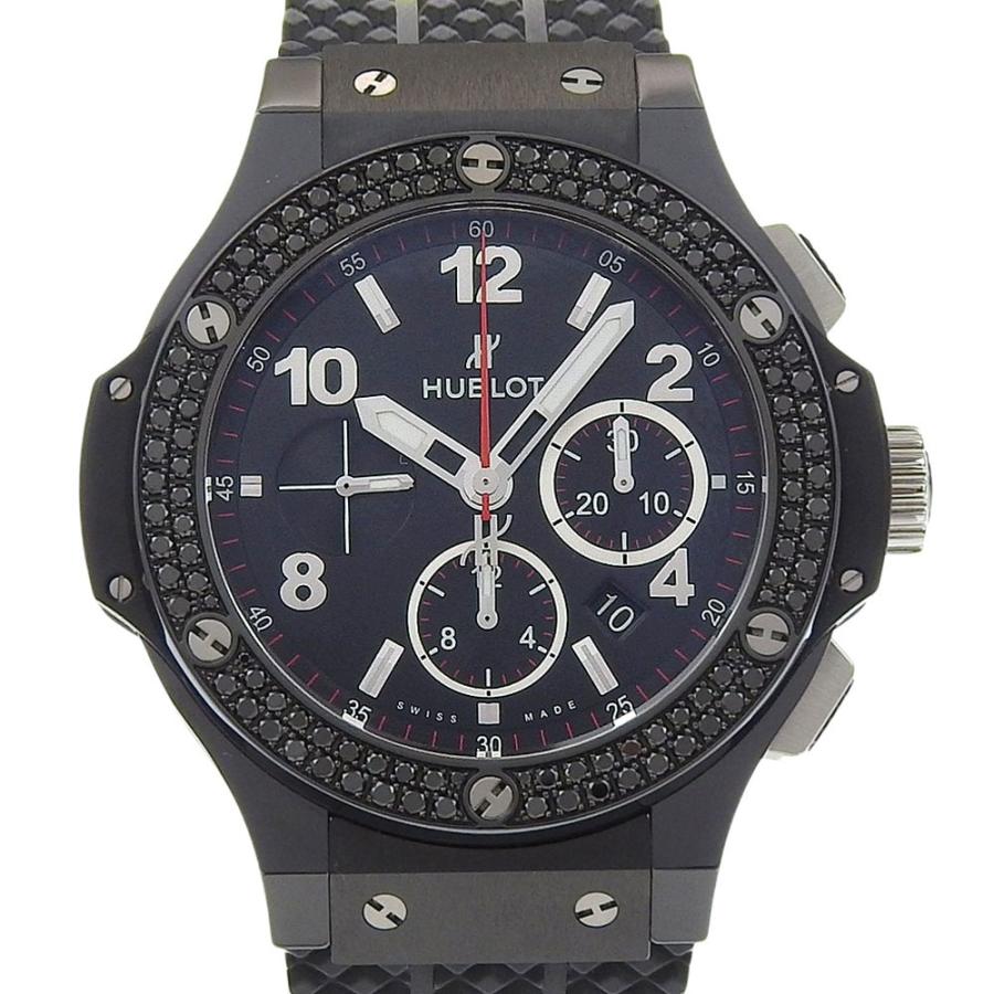 HUBLOT（ウブロ） ビッグマン ブラックマジック ブラックダイヤベゼル 