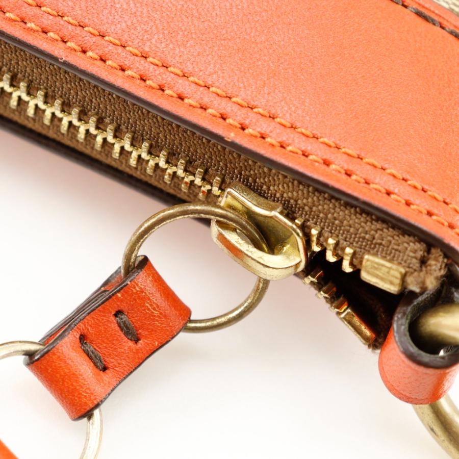 COACH（コーチ） シグネチャー 6442 ショルダーバッグ キャンバス 茶