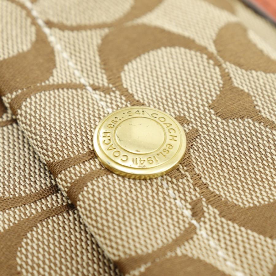 【COACH】コーチ シグネチャー 6442 キャンバス 茶 レディース ショルダーバッグ COACH（コーチ） シグネチャー 6442 ショルダーバッグ キャンバス 茶